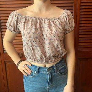 American Eagle off the shoulder top